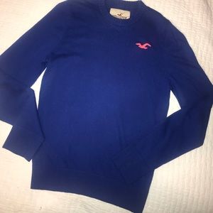 Blue Hollister Sweater